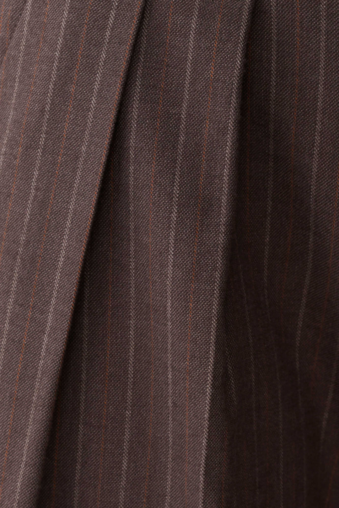 Glamcroft Pants Brown Stripe Straight Leg High Rise Fit