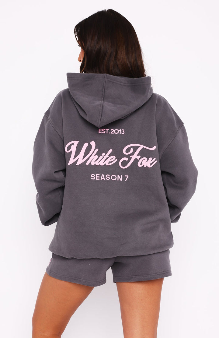 Glamcroft Outerwear Oversized Hoodie with Ribbed Cuffs & Pocket