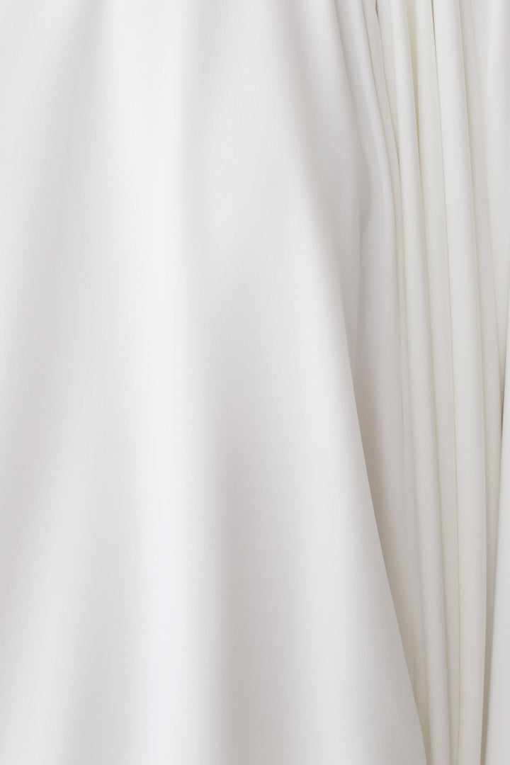 Glamcroft Mini Dress with Draped Bodice and Fitted Skirt