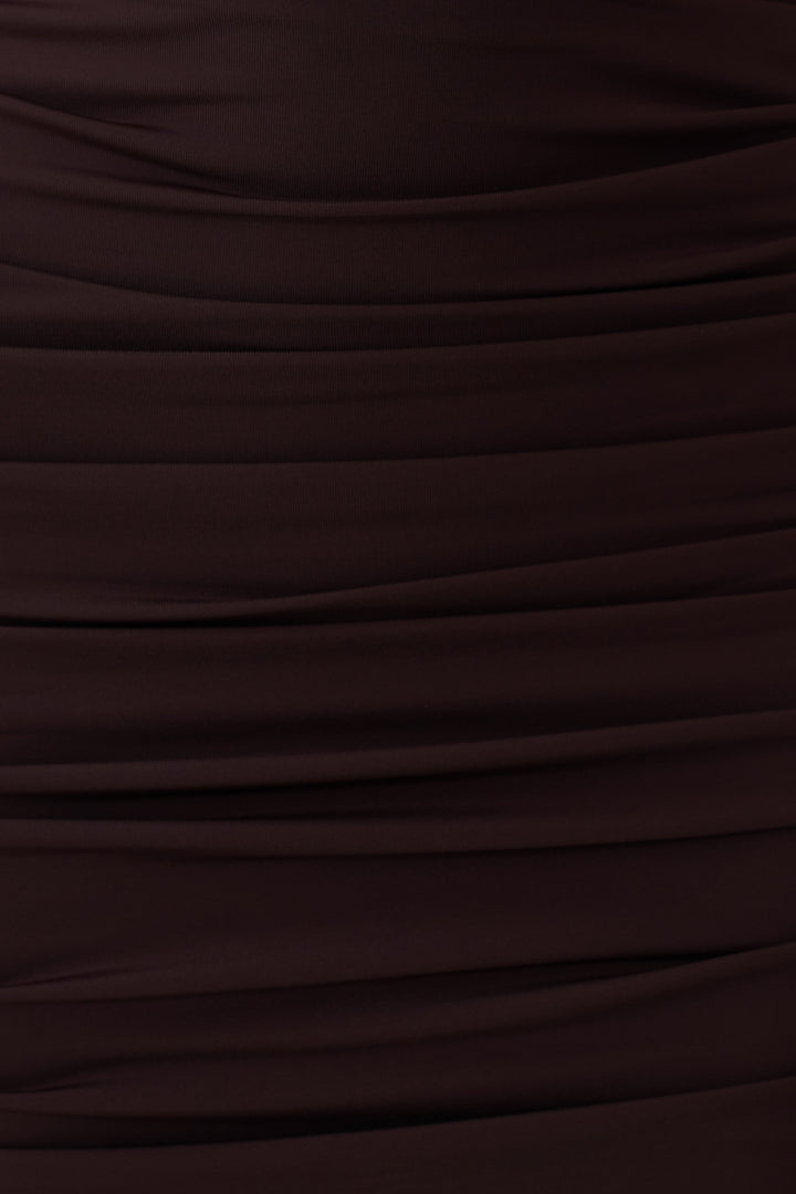 Glamcroft Dresses Gathered Centre Wire Bodycon Mini Dress