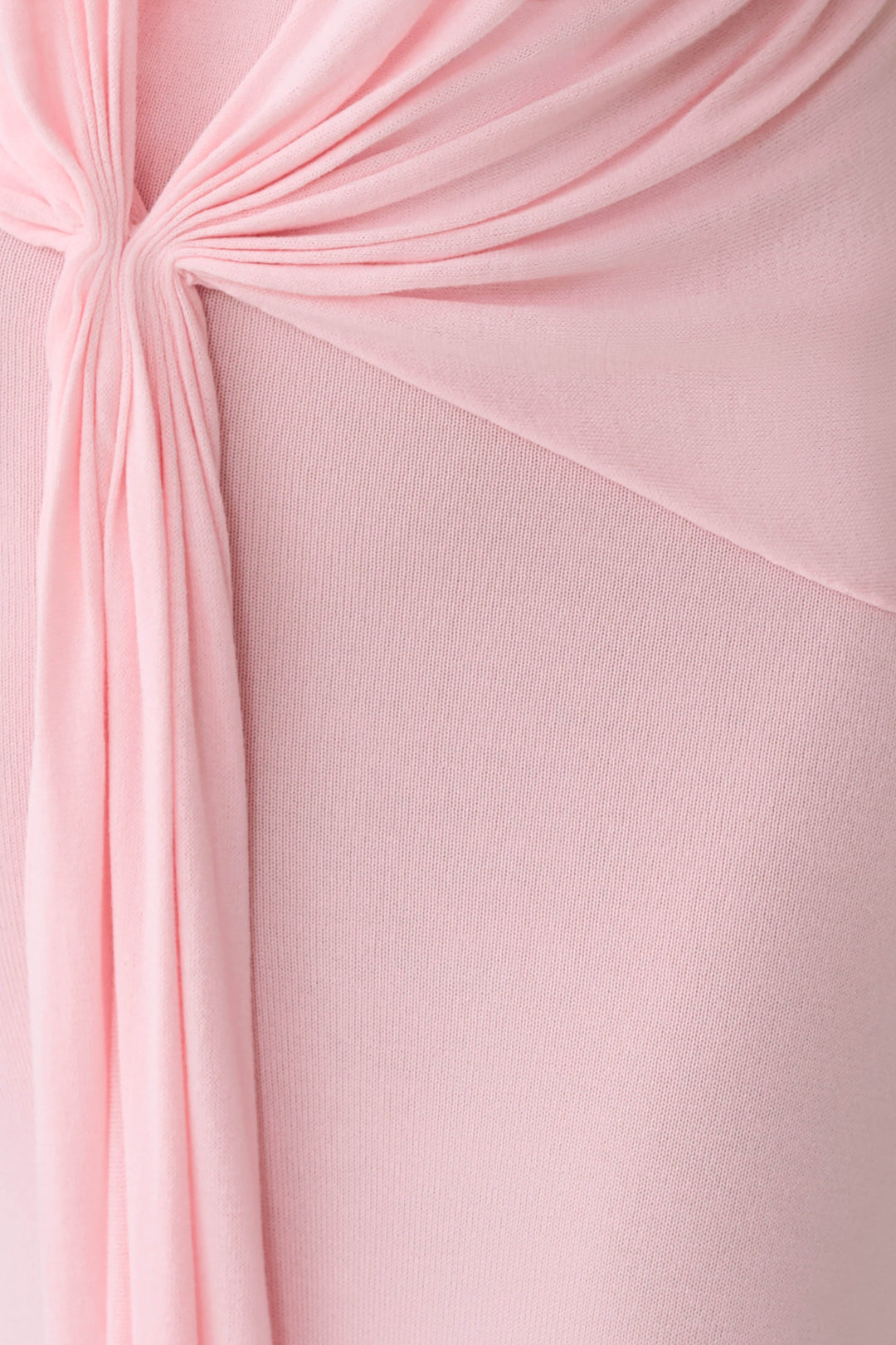 Glamcroft Dresses Halter Knit Maxi Dress Baby Pink