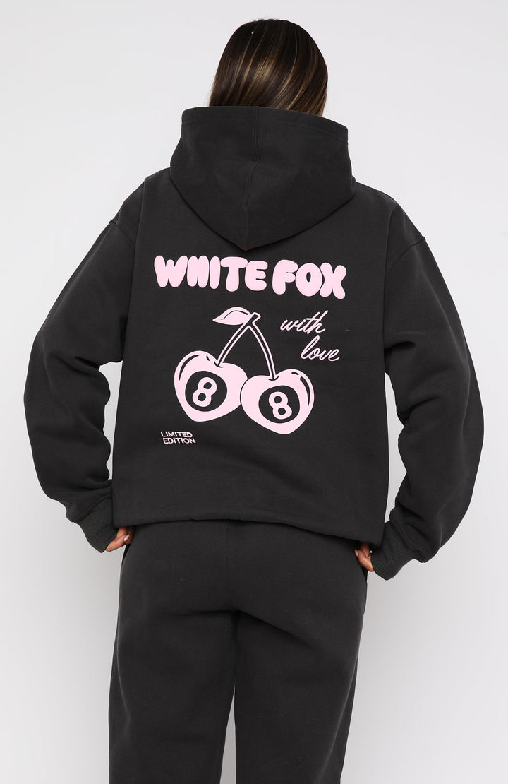 Glamcroft Oversized Hoodie with Ribbed Cuffs and Hem