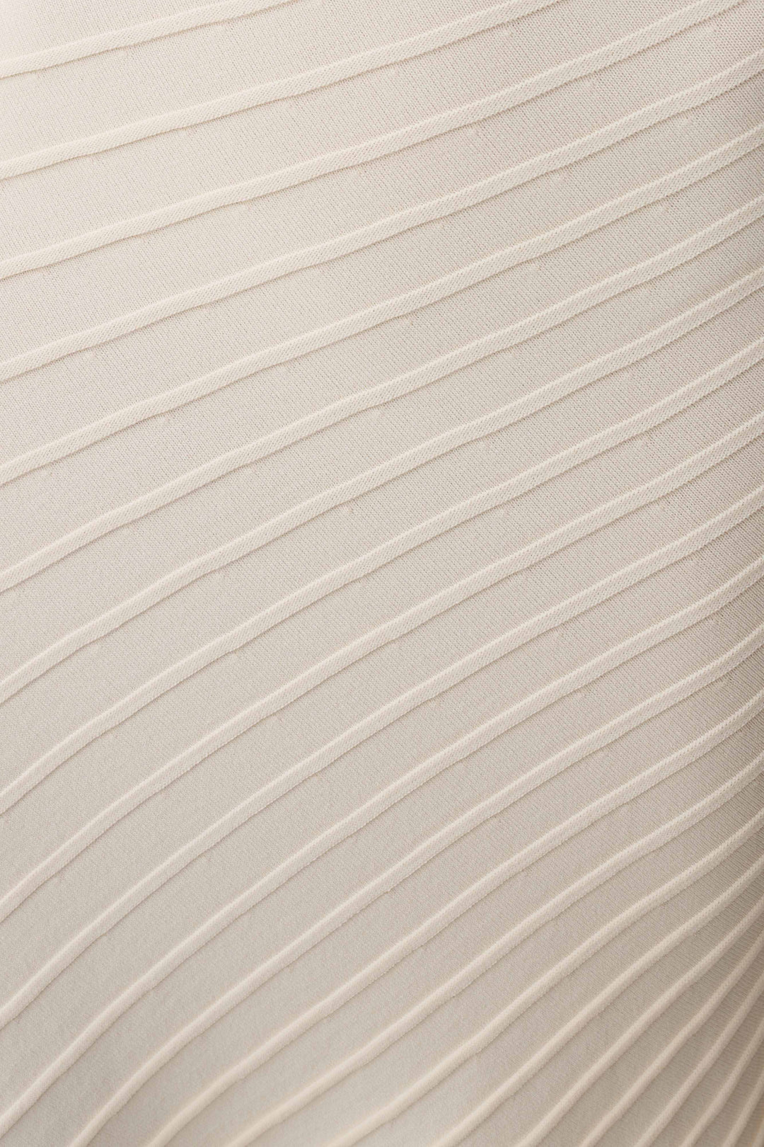 Glamcroft Dresses Pleated Knit Midi Dress with Asymmetrical Neckline