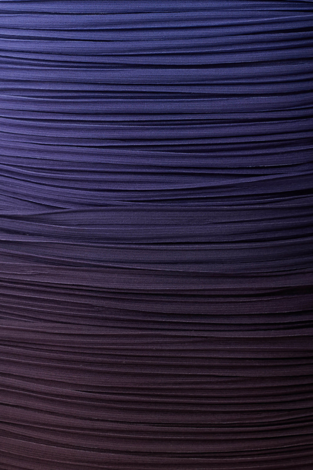 Azizi Pleated Halter Maxi Dress - Chocolate & Blue Ombre Print