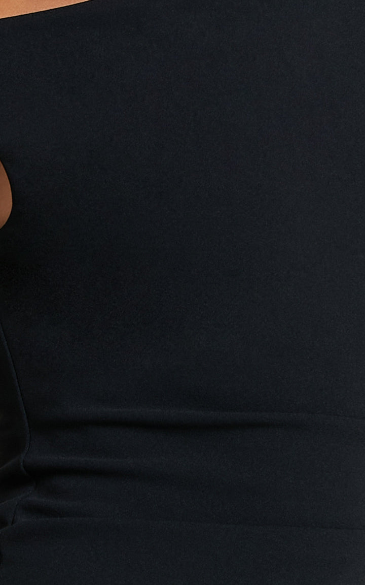 Genie Maxi Dress - Off The Shoulder Dress in Black