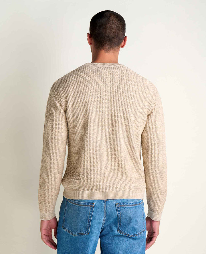 Glamcroft Sweater Dust Color Relaxed Fit Organic Cotton Blend