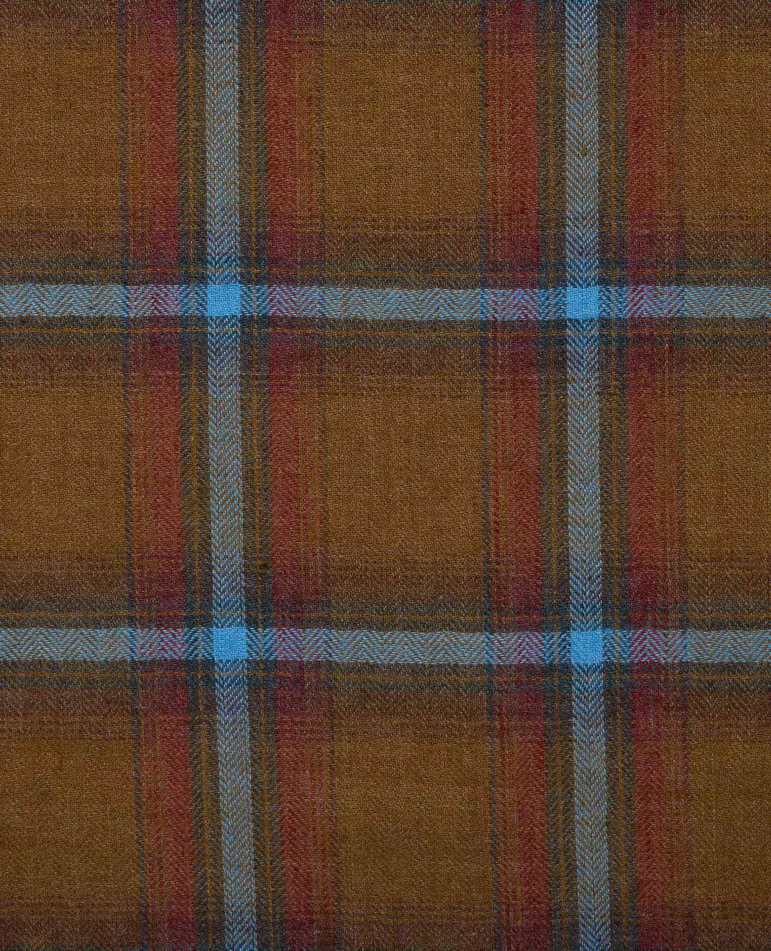 Glamcroft Woven Shirt Honey Brown Pattern Sizes S-XXL