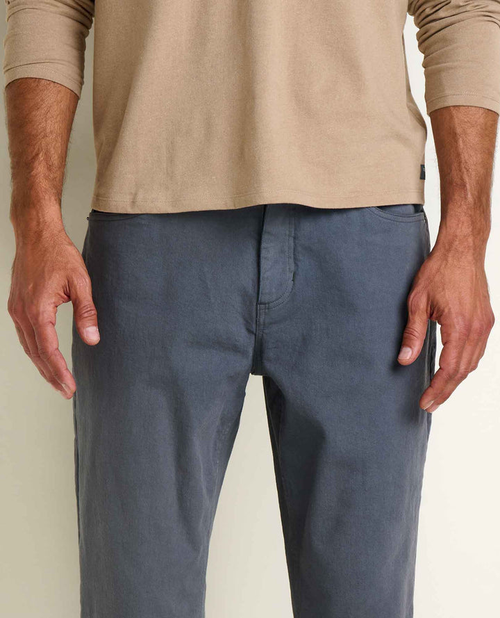 Glamcroft Men's Straight Jean in Iron, Comfortable Fit
