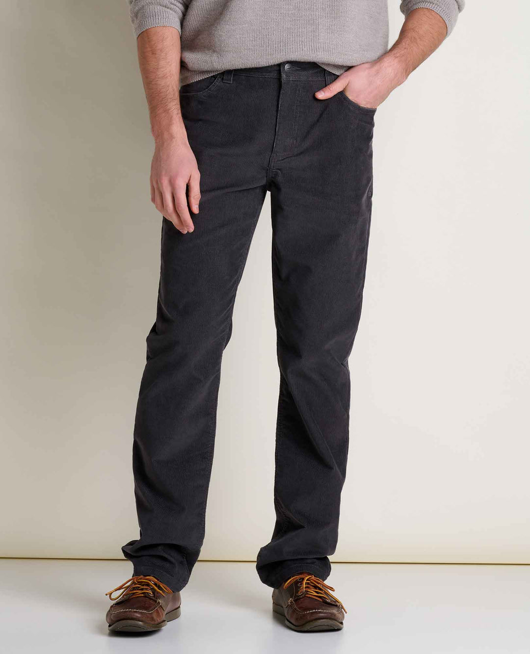 Glamcroft Pant Soot Straight Leg Five-Pocket Style 30-38