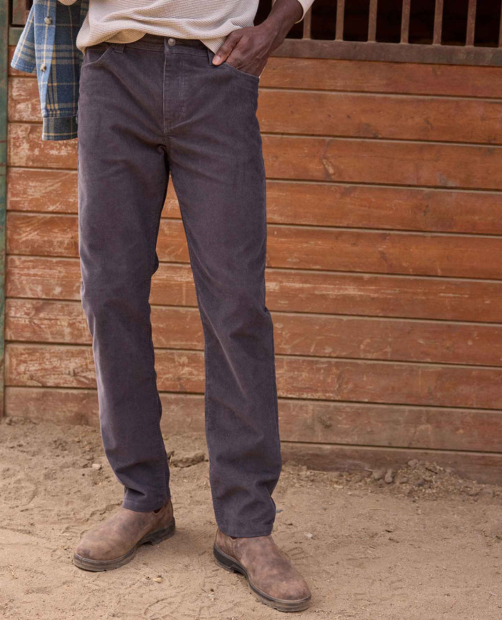 Glamcroft Pant Soot Straight Leg Five-Pocket Style 30-38