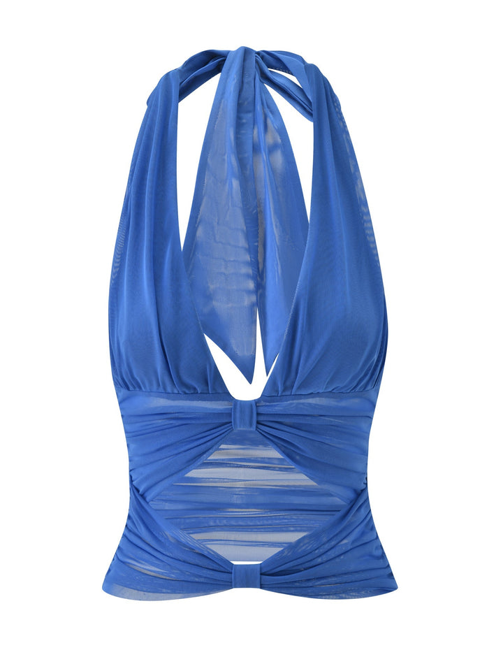 CLEA HALTER - COBALT