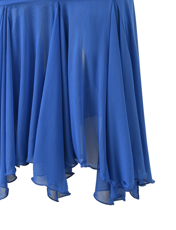 CLEA MIDI SKIRT - COBALT