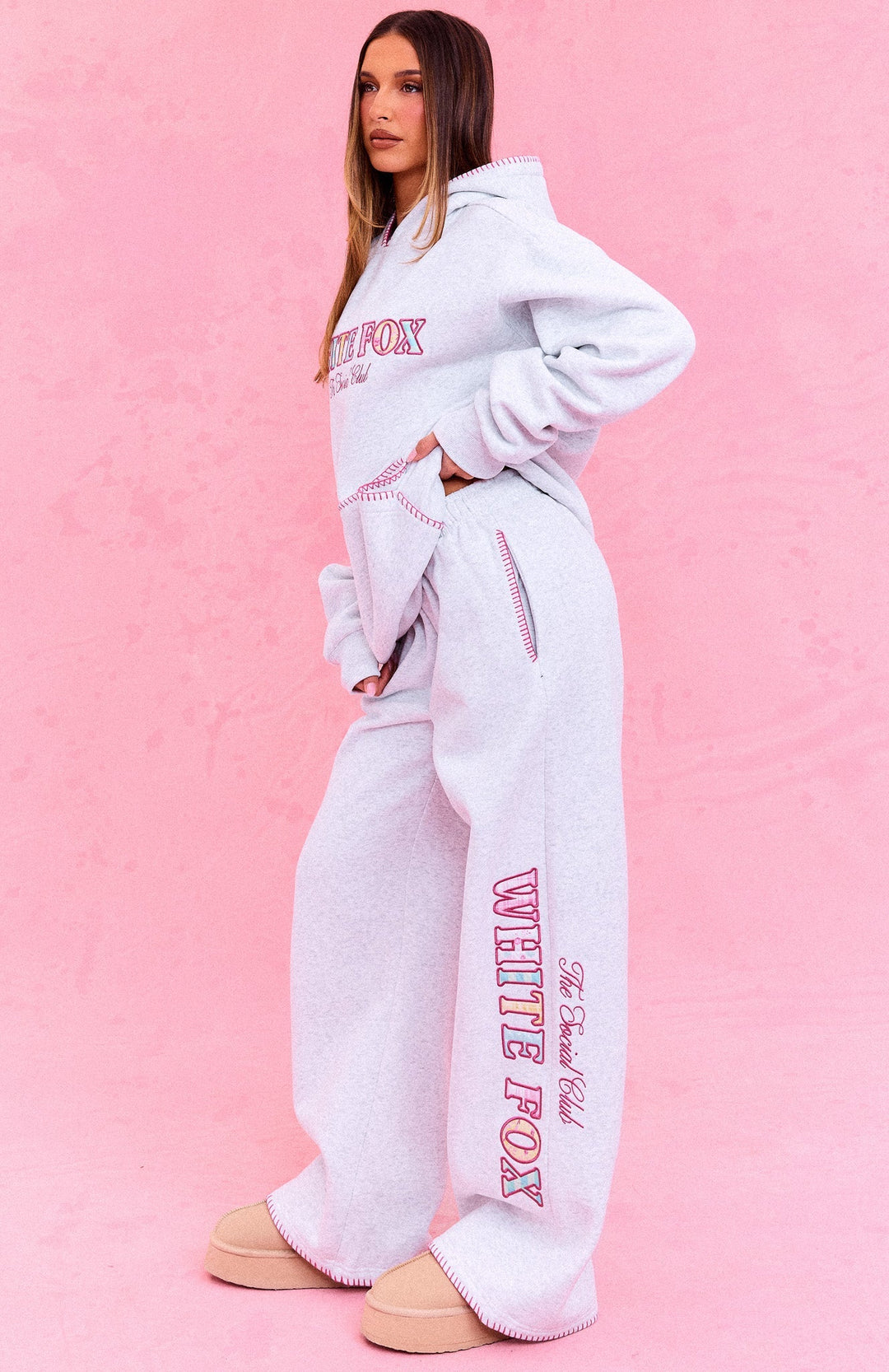 Glamcroft Pants Wide Leg Oversized Fit with Drawstring