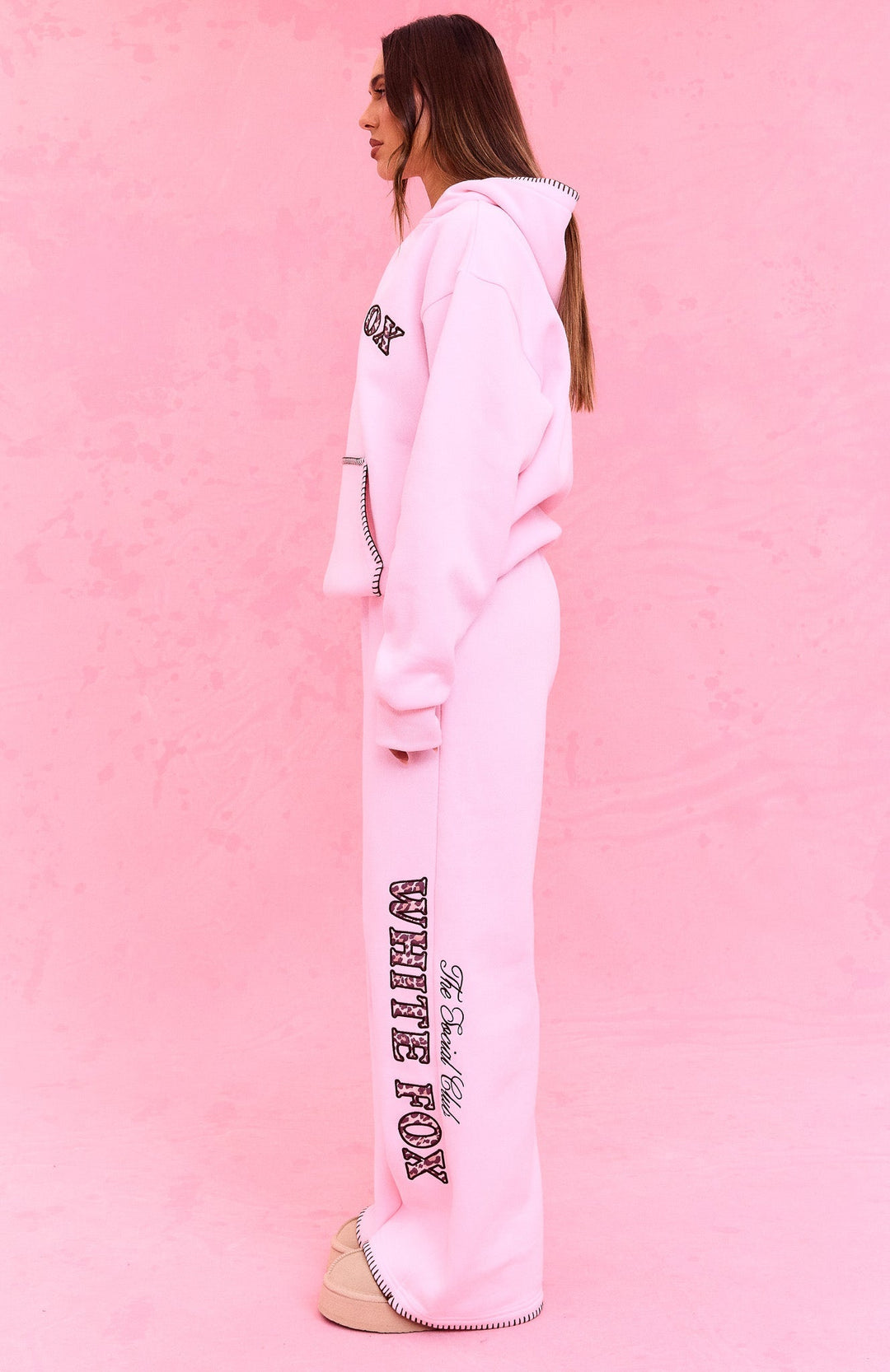 Glamcroft Pants Oversized Wide Leg Sweatpants with Pockets