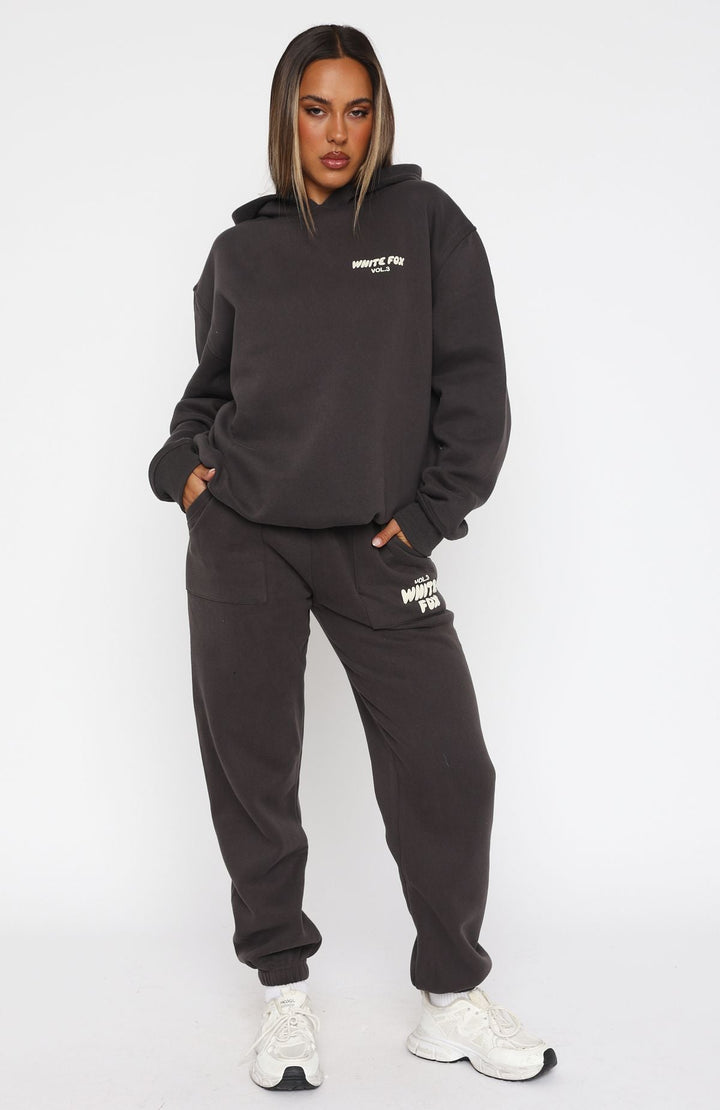 Glamcroft Outerwear Oversized Hoodie with Ribbed Cuffs & Hem