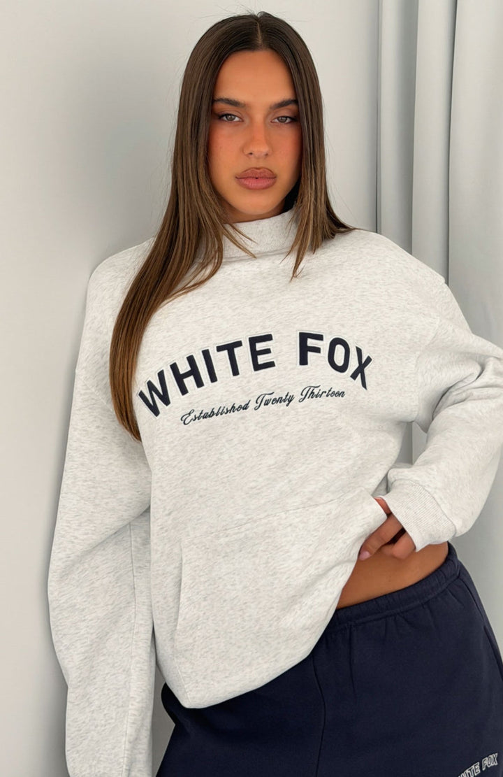 Glamcroft Outerwear Mock Neck Sweater with Front Pocket