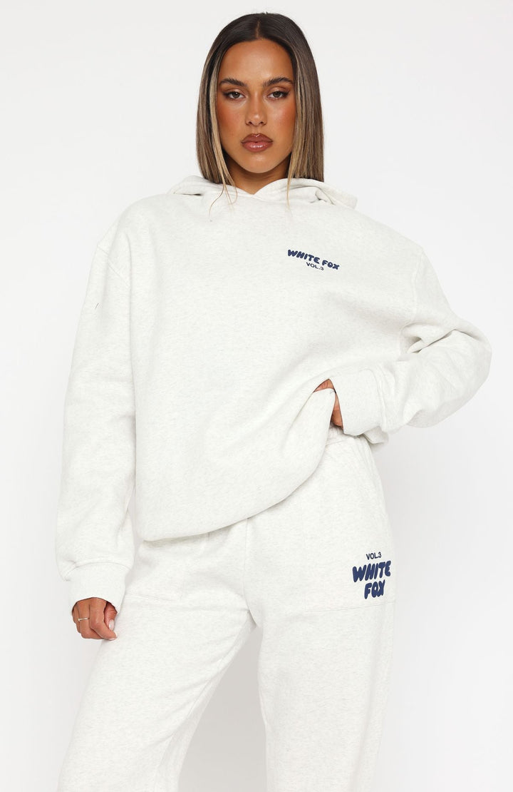 Glamcroft Outerwear Oversized Hoodie with Ribbed Cuffs and Hem