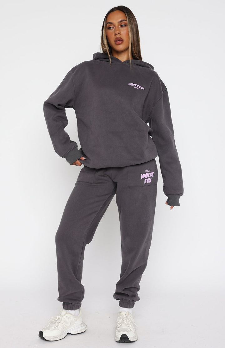 Glamcroft Outerwear Oversized Hoodie with Puff Print Logo