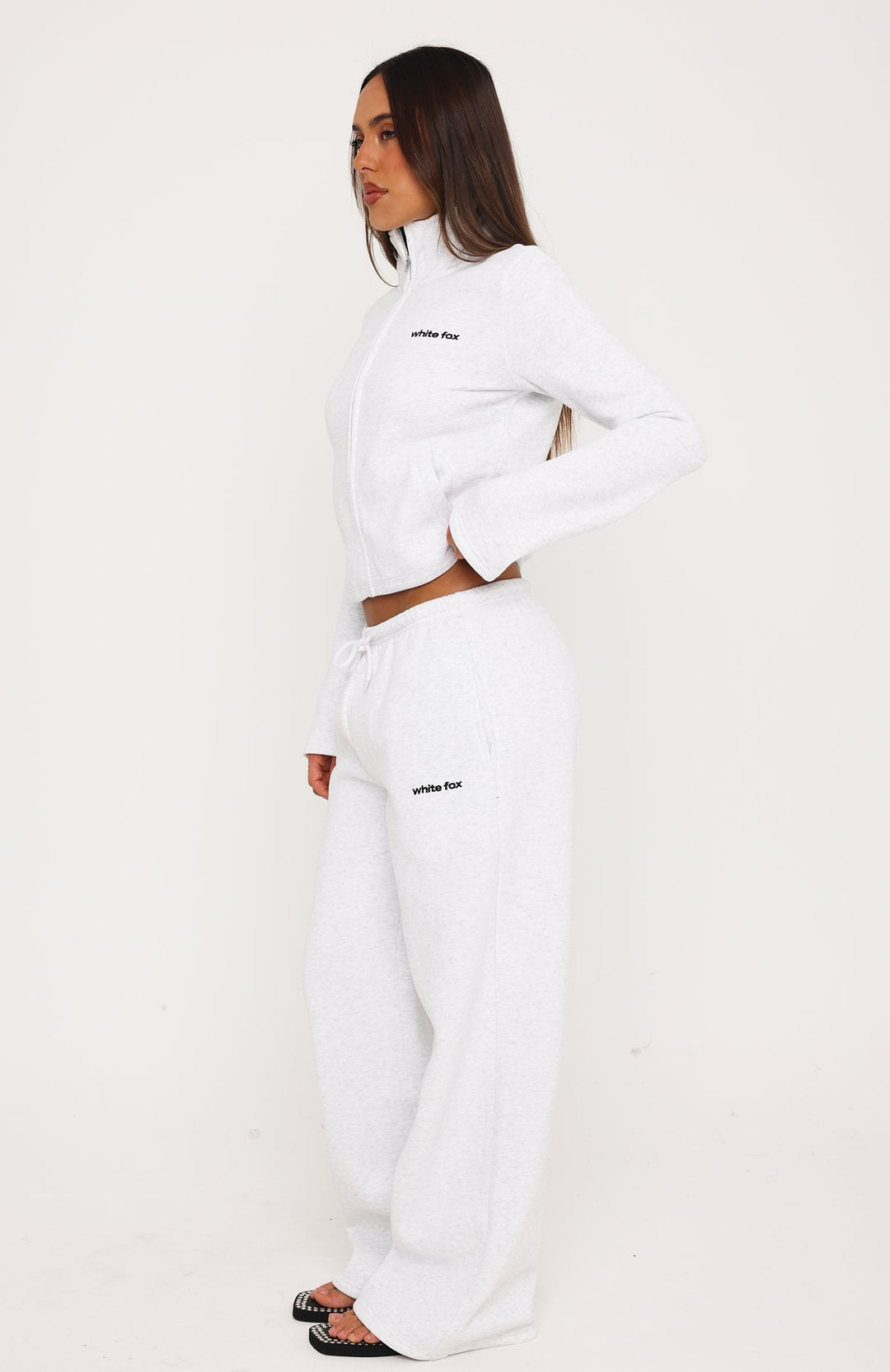 Glamcroft Wide Leg Sweatpants with Drawstring and Pockets