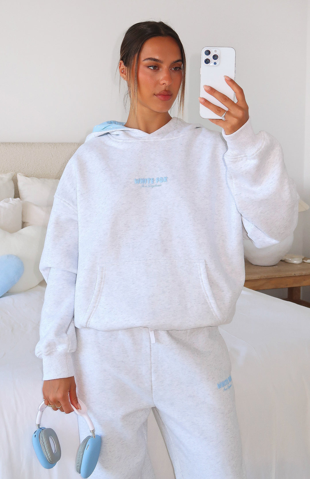 Glamcroft Outerwear Oversized Hoodie with Double Lined Hood