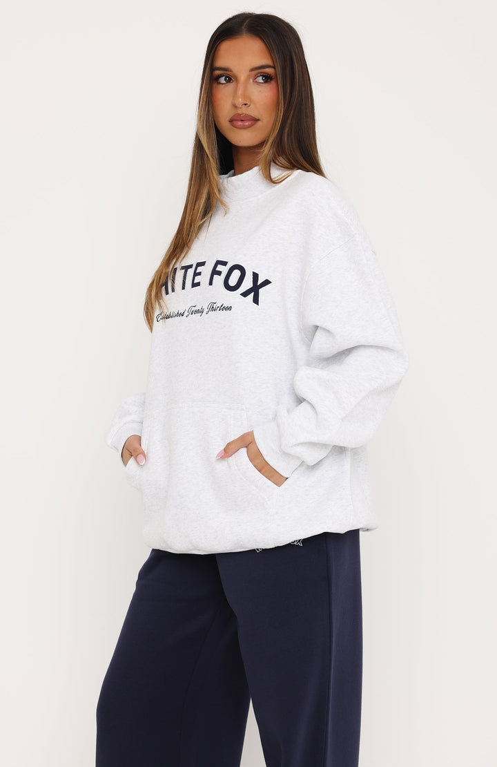 Glamcroft Outerwear Mock Neck Sweater with Front Pocket
