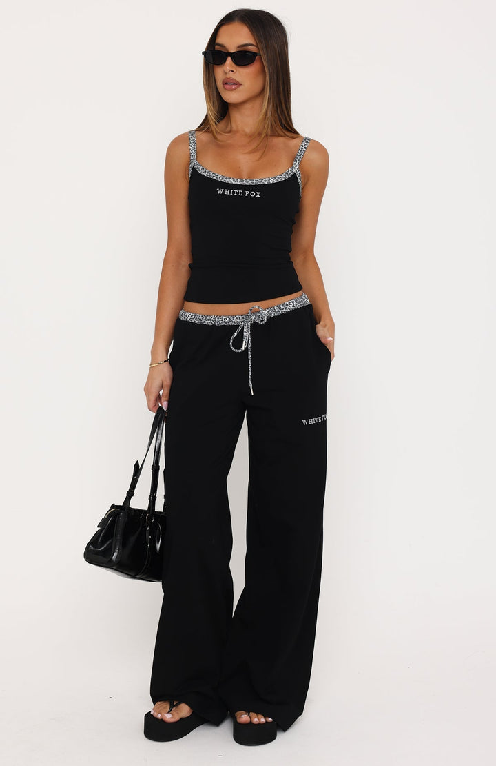 Glamcroft Pants Mid Rise with Drawstring and Side Pockets