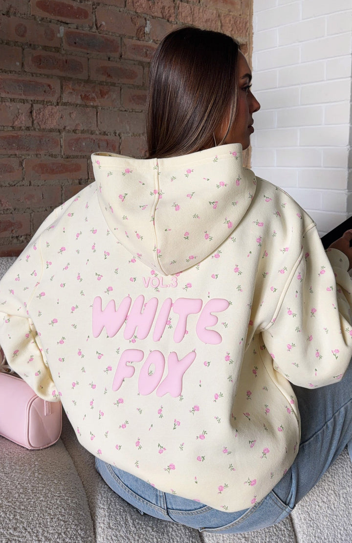 Glamcroft Oversized Hoodie with Puff Print Detail
