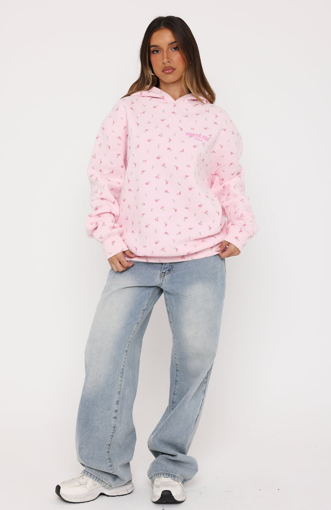 Glamcroft Oversized Hoodie with Puff Print Design