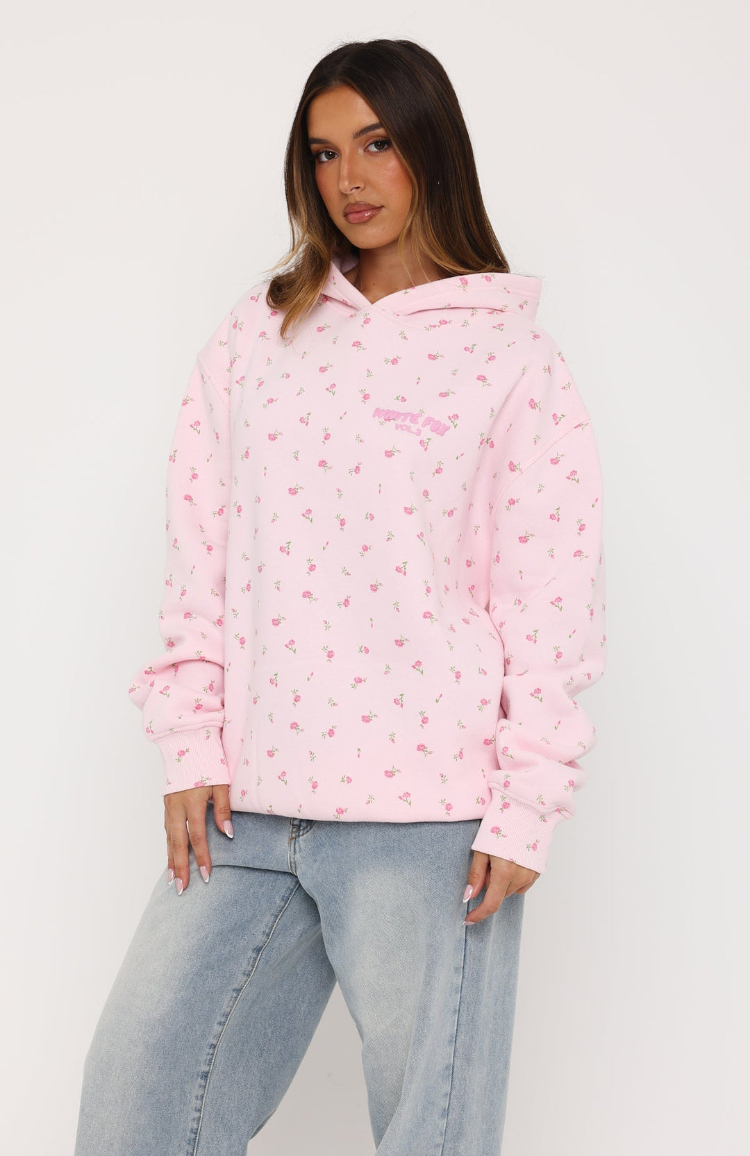 Glamcroft Oversized Hoodie with Puff Print Design