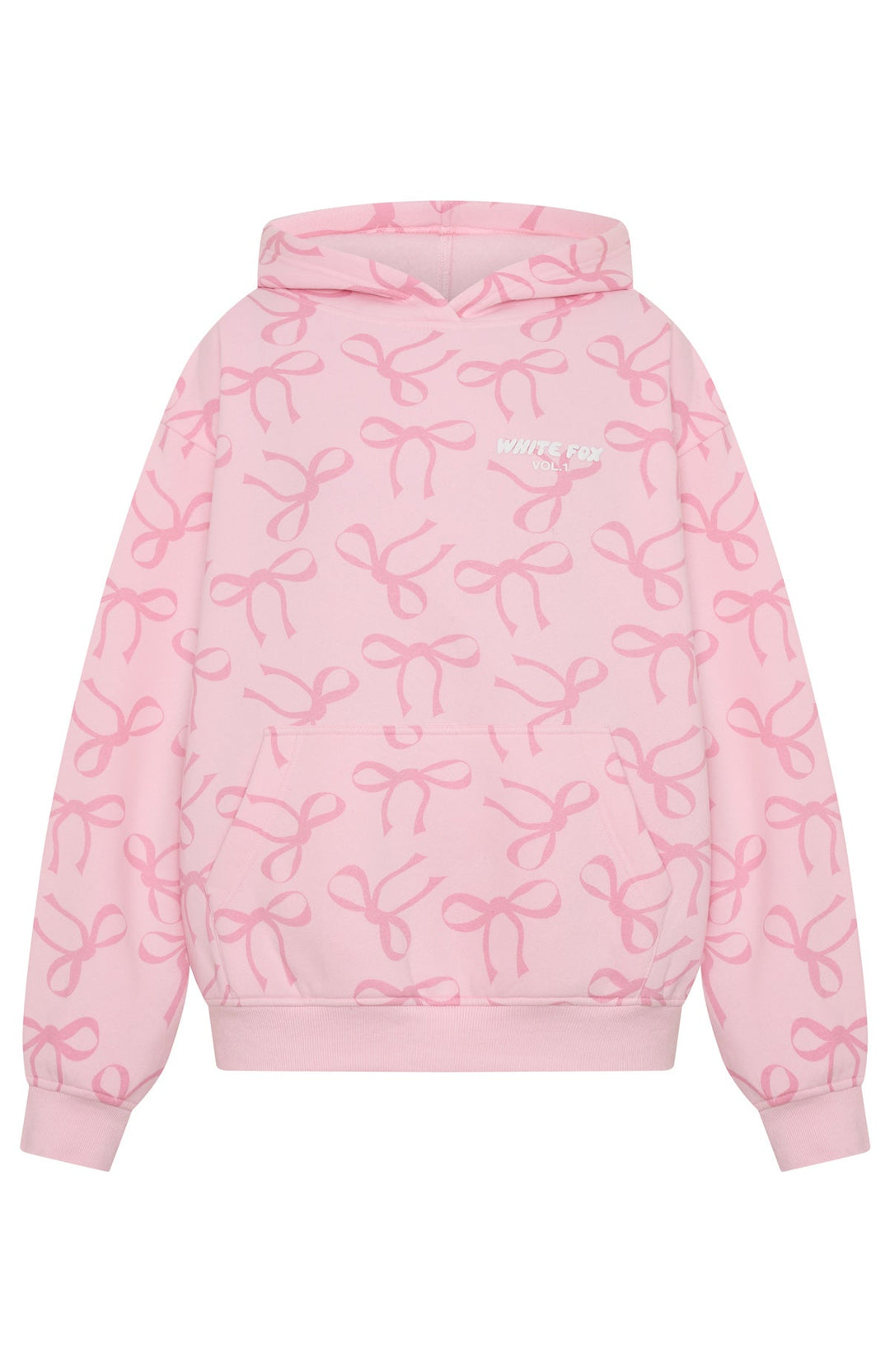 Vol. 1 Oversized Printed Hoodie Posy Bow