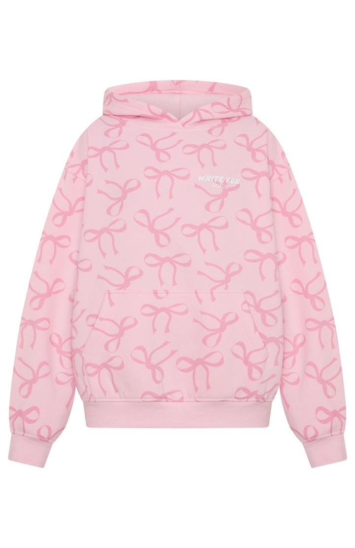 Vol. 1 Oversized Printed Hoodie Posy Bow